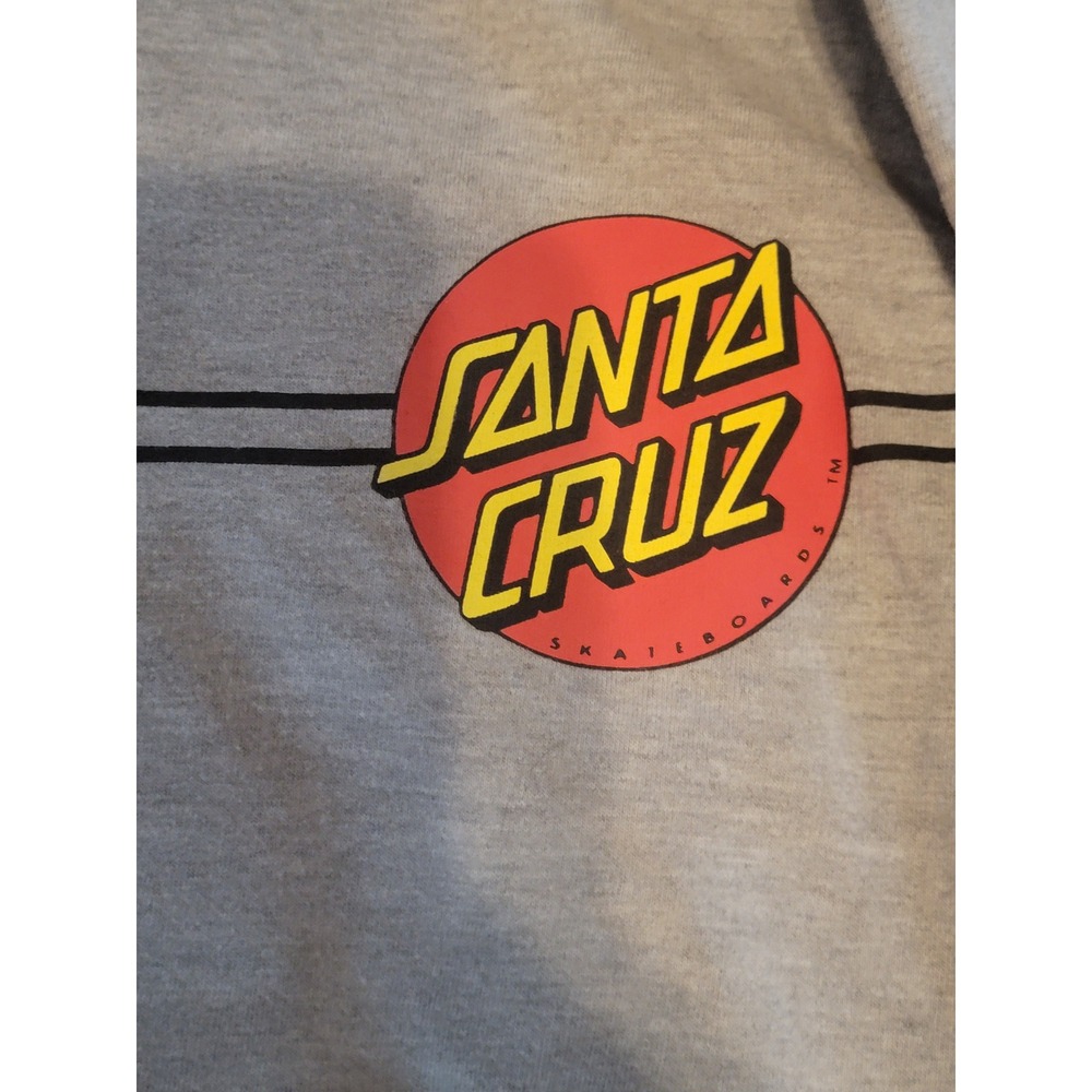 Santa Cruz Skateboards Long Sleeve Graphic Tee Streetwear Top Size 16 kids xl - Picture 2 of 6